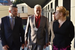 zľava: Peter Pellegrini - predseda vlády SR, Viktor Kiss - predseda OZP v SR, Denisa Saková - ministerka vnútra SR